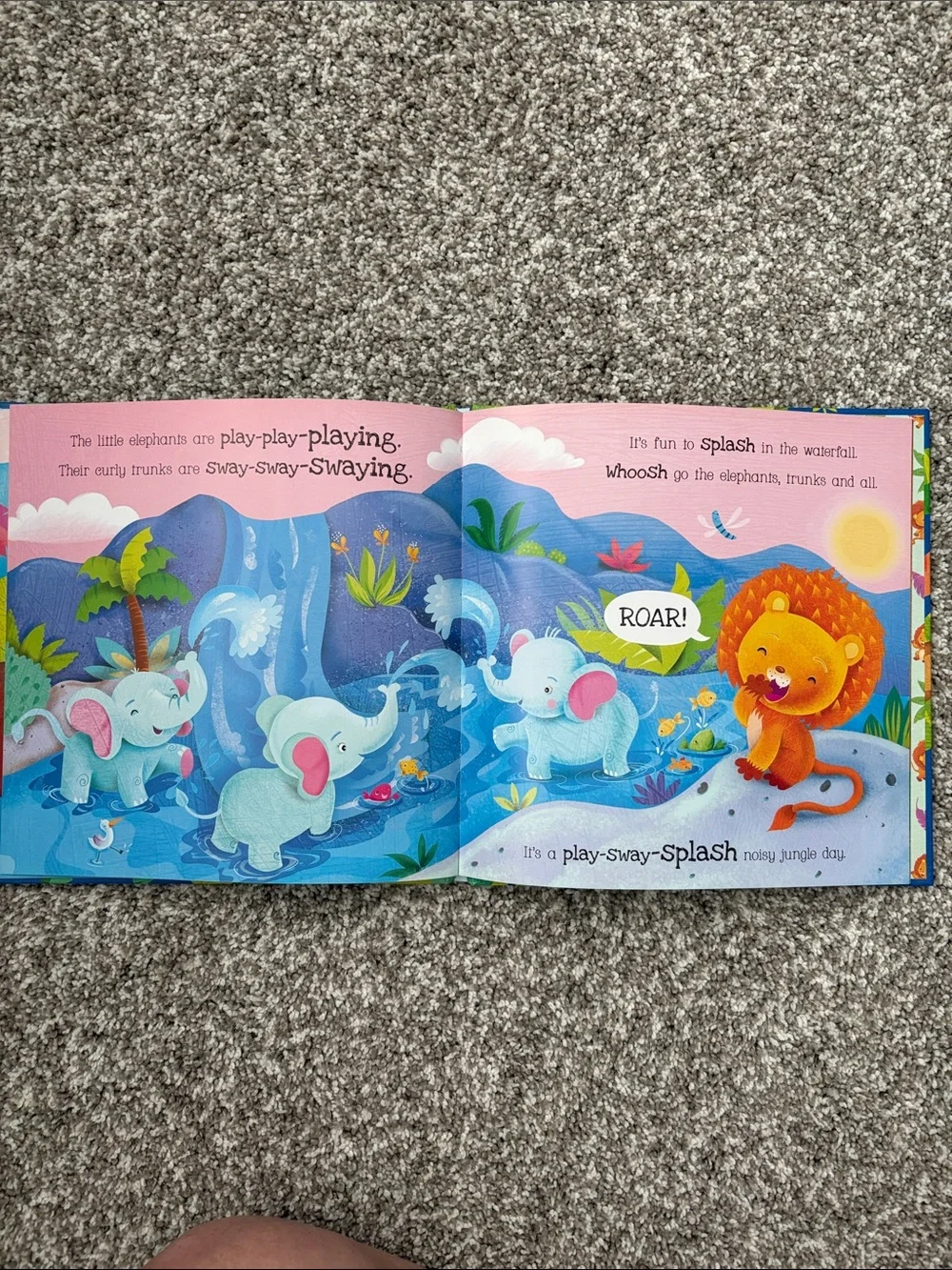 Roar Roar Roaring - Bright Orange Lion Picture Book for Kids